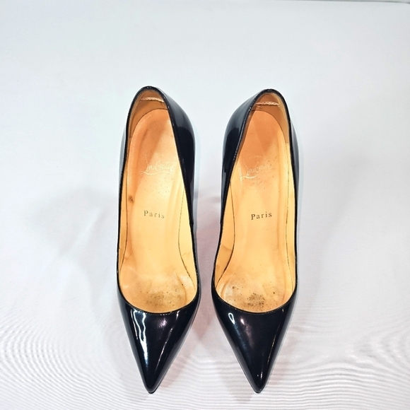 Christian Louboutin So Kate Black Patent Leather Pumps Size 39 - Picture 5 of 8